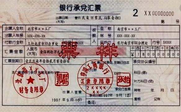 應(yīng)付票據(jù)的種類(lèi)及其中的銀行承兌匯票